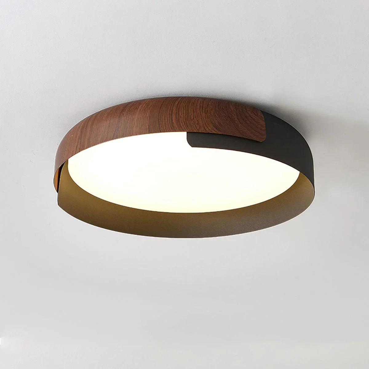 Gold Round Crystal Ceiling Light