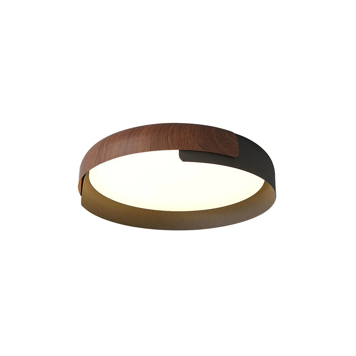 Gold Round Crystal Ceiling Light