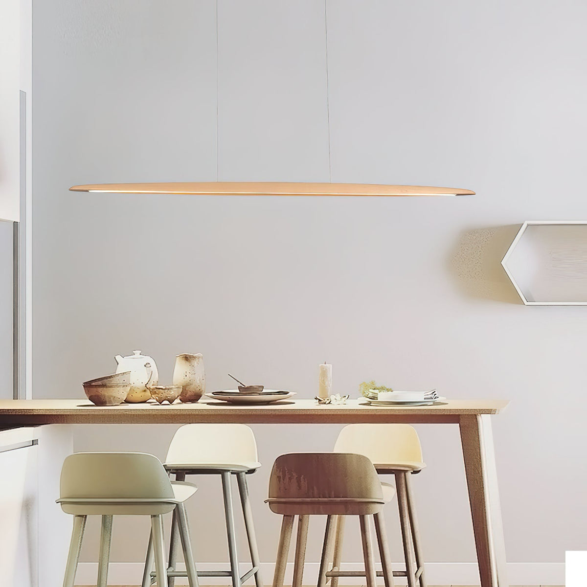 Zing Walnut Wood Pendant Lamp