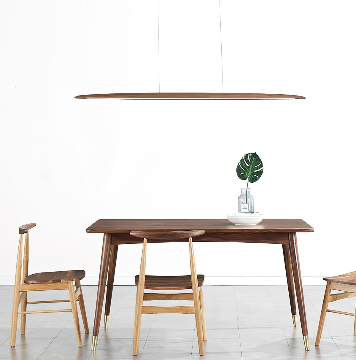 Zing Walnut Wood Pendant Lamp