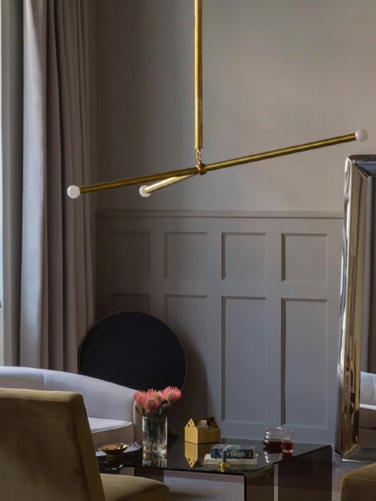 Wrapped Linear Chandelier