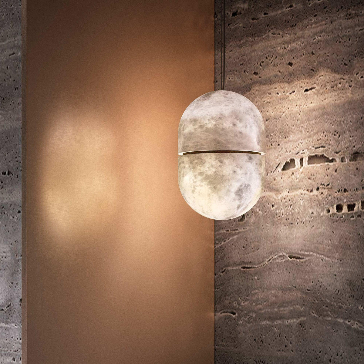 YUM Alabaster Pendant Light