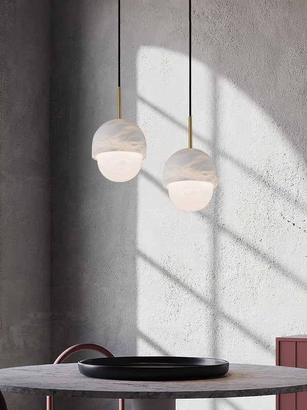 Vanoren Beaded Wooden Pendant Lamp