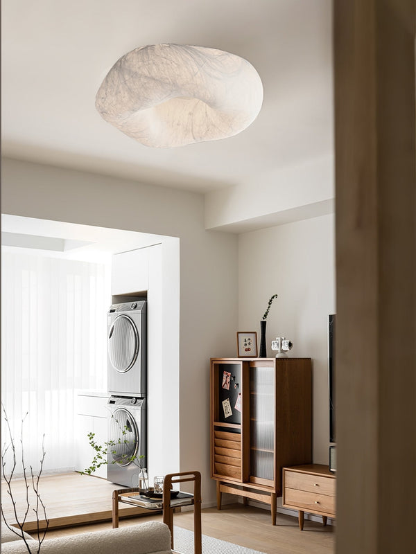 Calerelle Ceiling Lamp Cloud Shape Silk Elegant