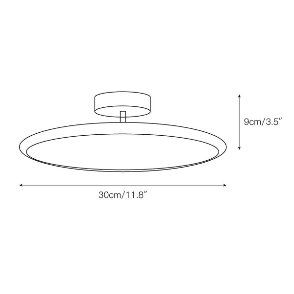 Azorila Green Ceiling Lamp