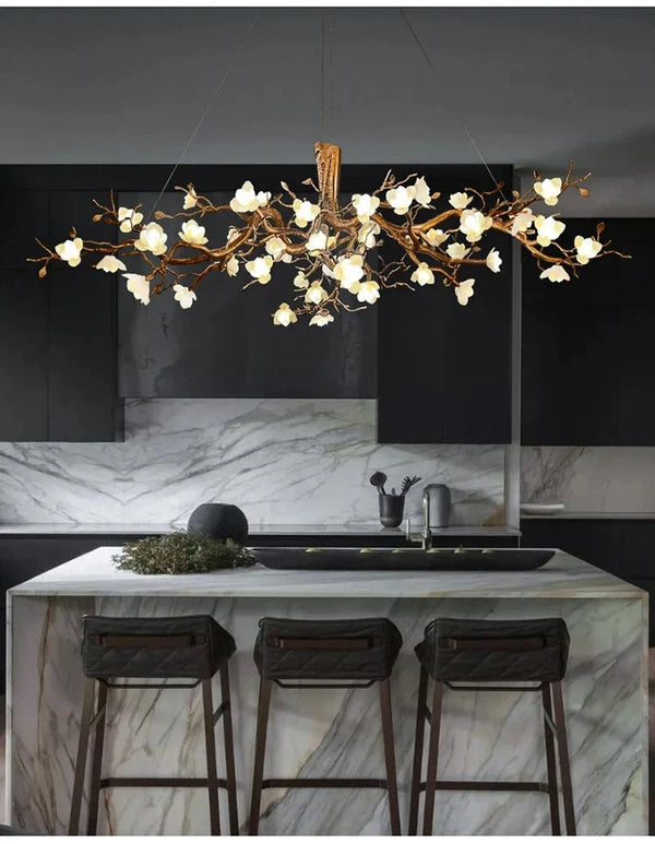 Zenth Vintage Flower Chandelier