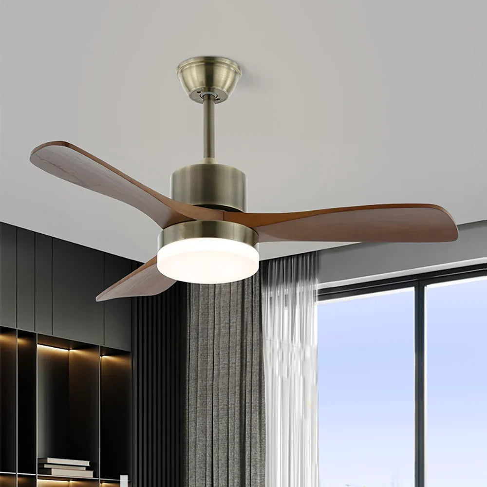 Zephyr Wood Acrylic Ceiling Fan Light