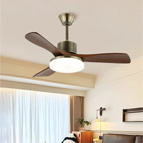 Zephyr Wood Acrylic Ceiling Fan Light