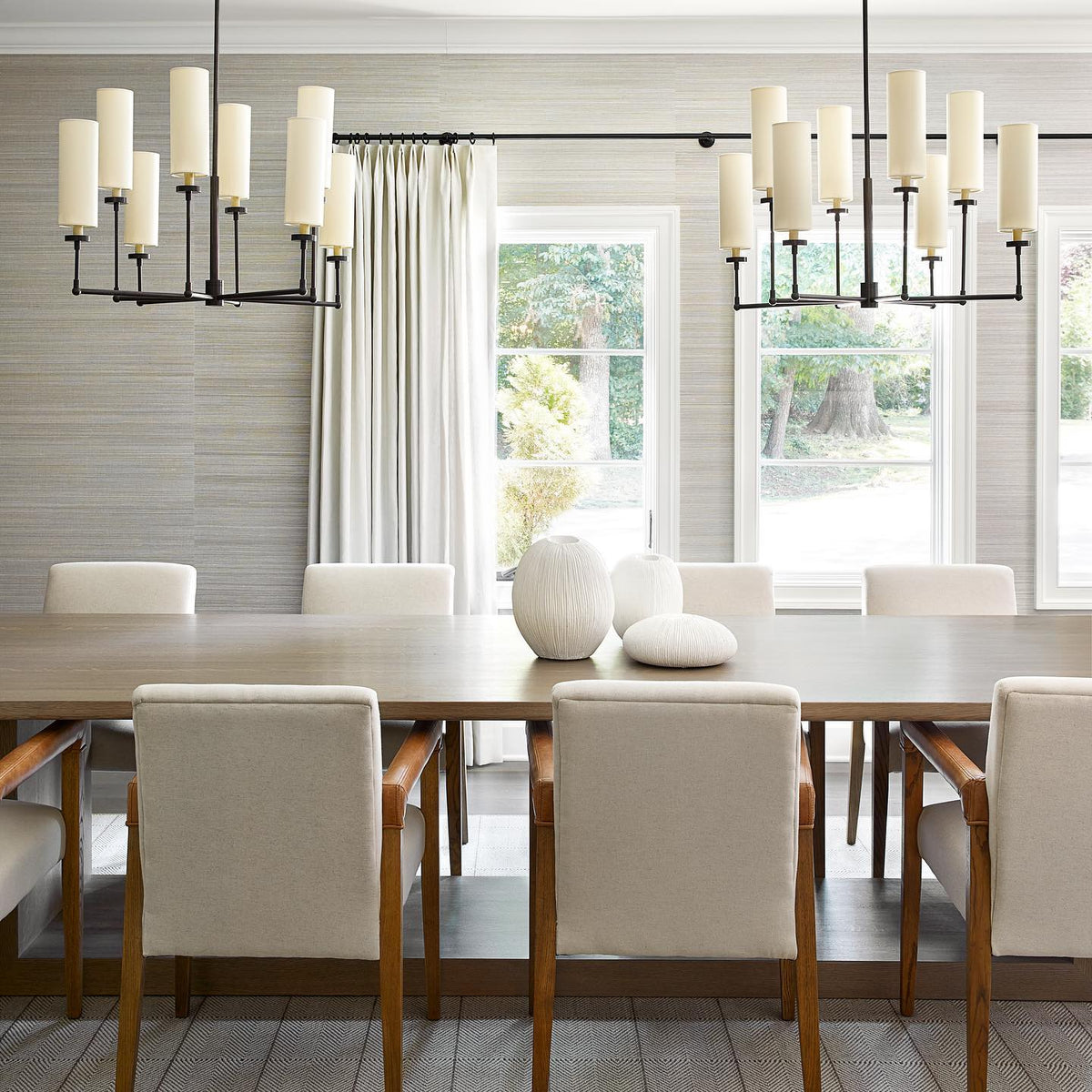 Eraeiel Postmodern Luxury Brass Fabric Chandelier