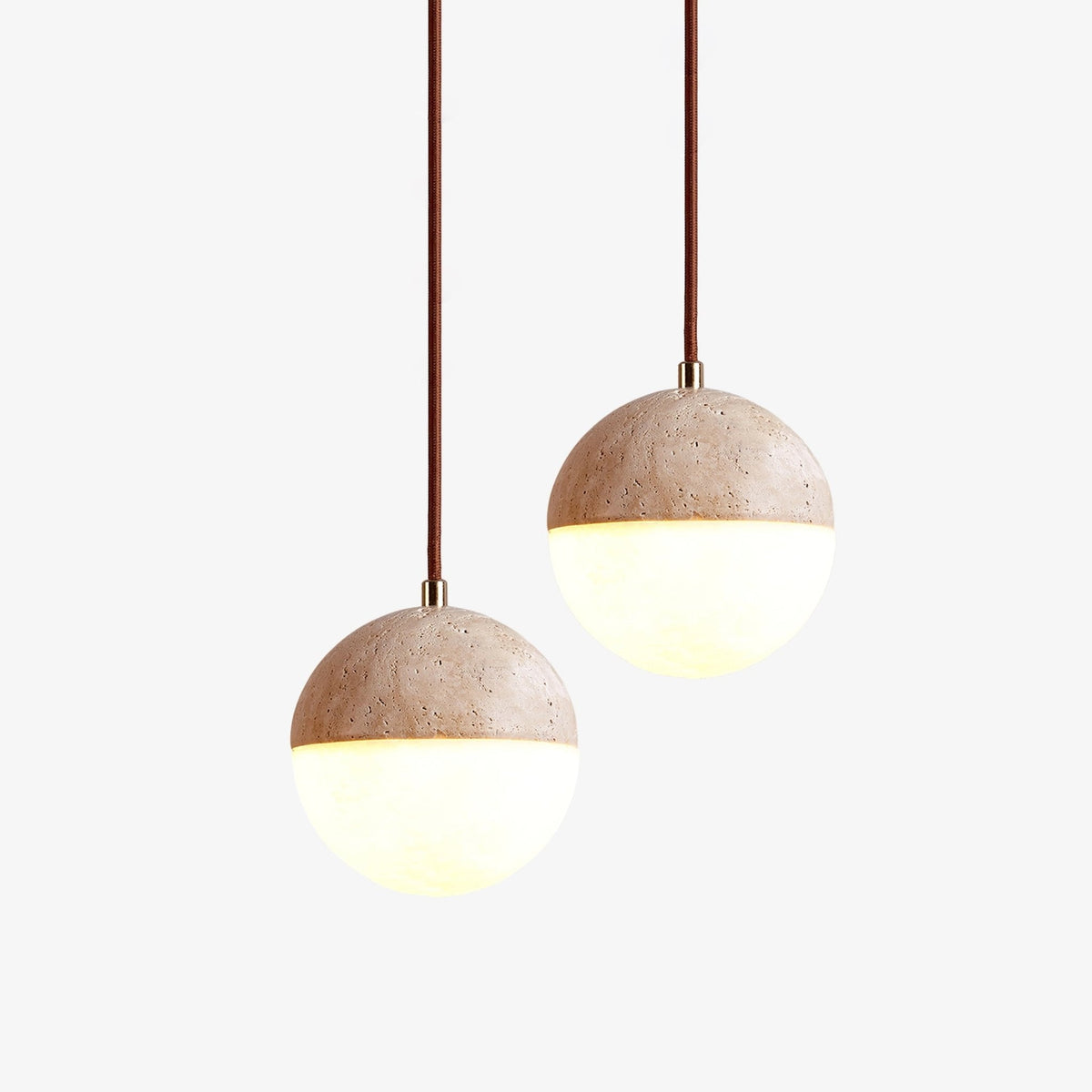 Alabaster Square Pendant Light