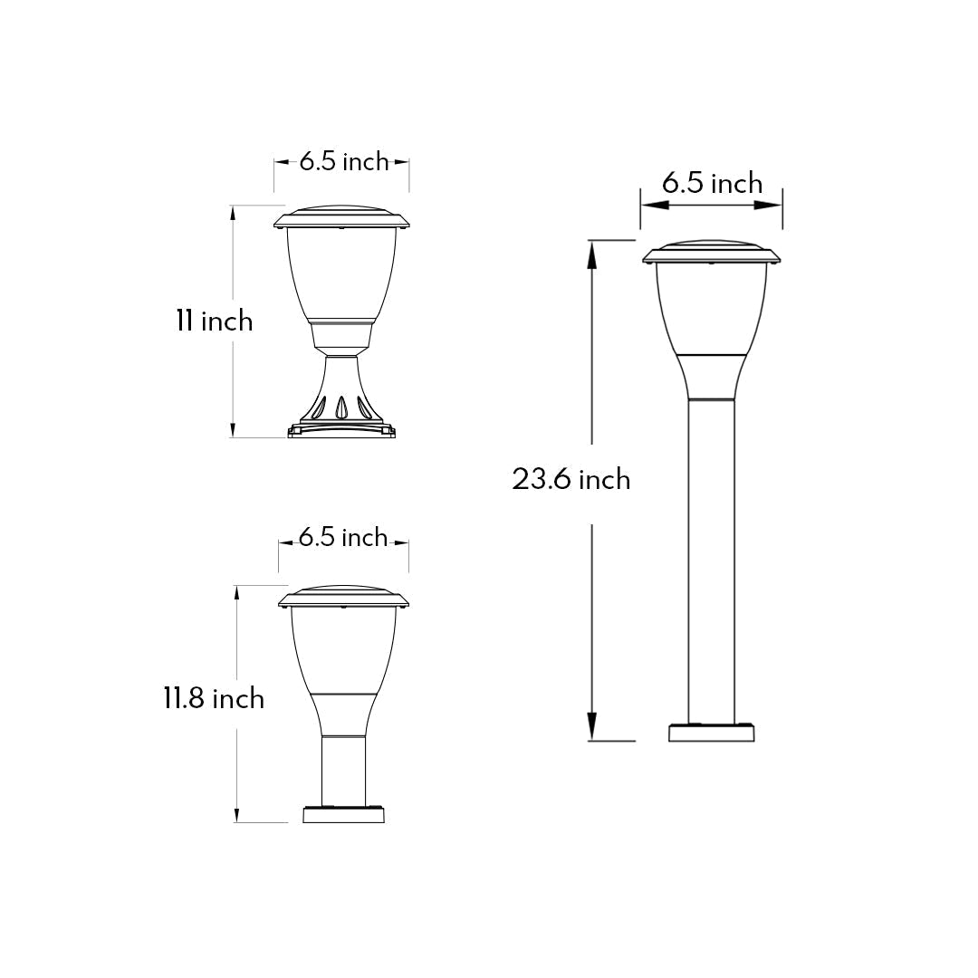 Ingridy Garden Minimalist Modern Outdoor Lights
