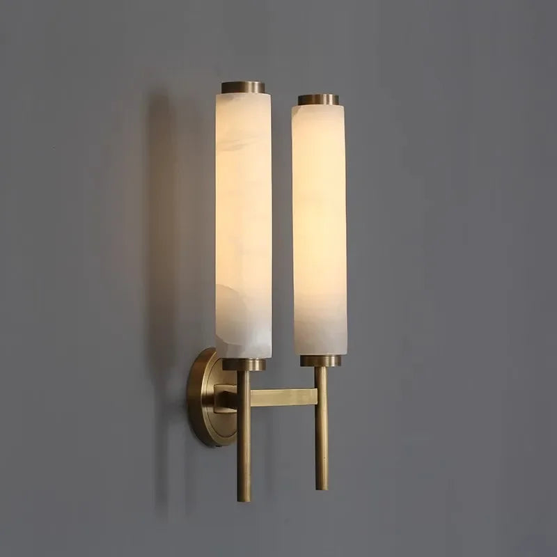 Alabaster & Brass Wall Sconce | Up-Down | CL88996001