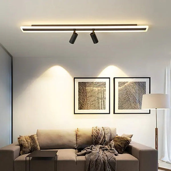 Black LED Spot Track Light for Living Room