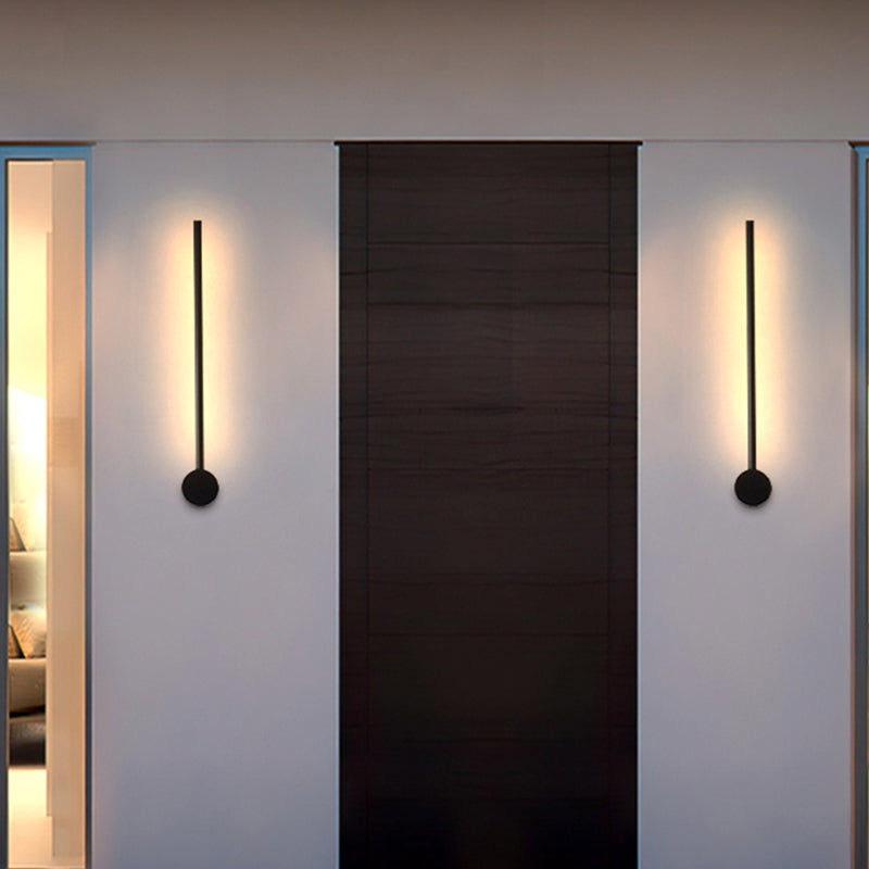 Eonix Minimalist Rotatable Linear Indoor Wall Lamp, Black