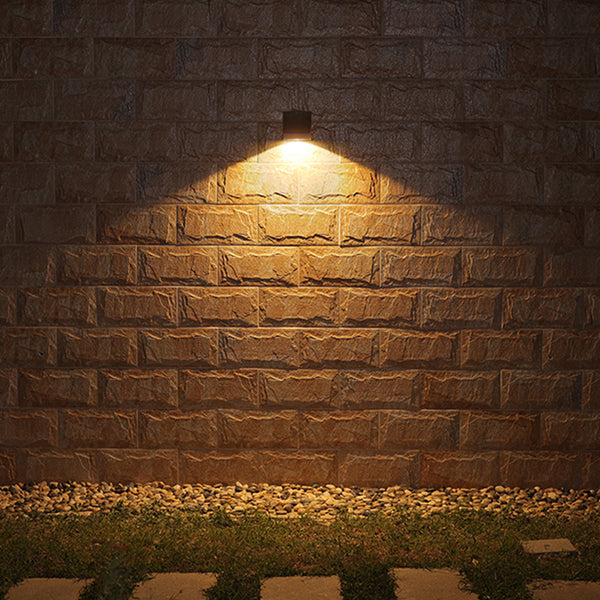 Celueria Industrial Minimalist Glass Outdoor Wall Light
