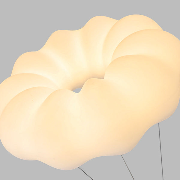 Pendant Ceiling Light LED Cream Cloud for Children's Room, White