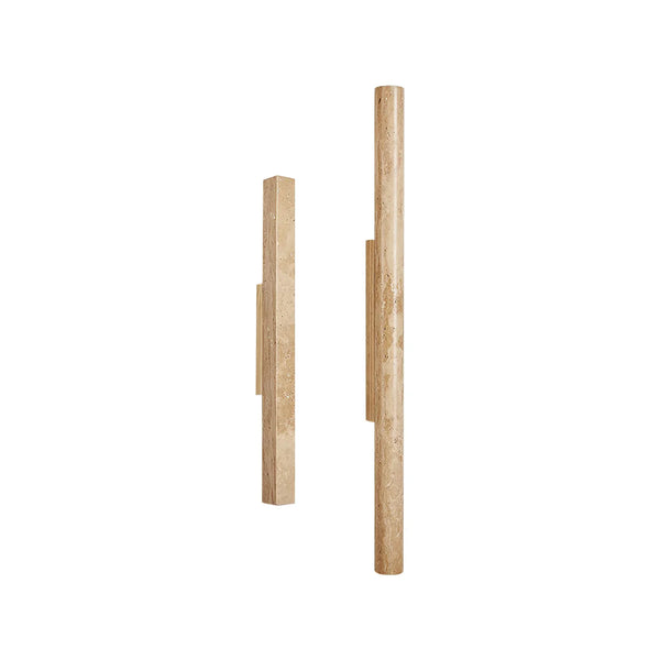 Column Travertine Wall Light