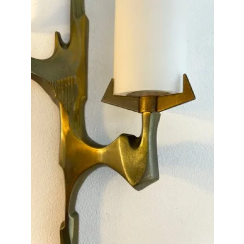 Brass & Glass Wall Sconce | CLHGT0555