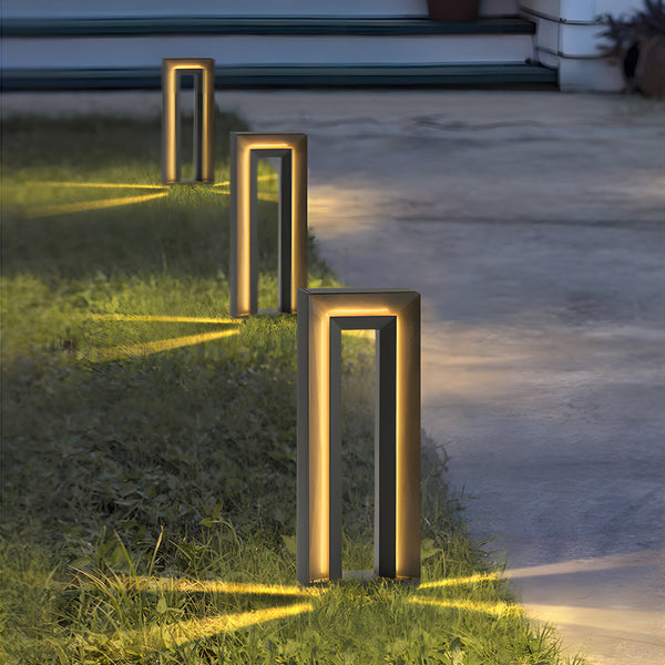 Ardisella Arch Modern Minimalist Steel Outdoor Lawn Lights