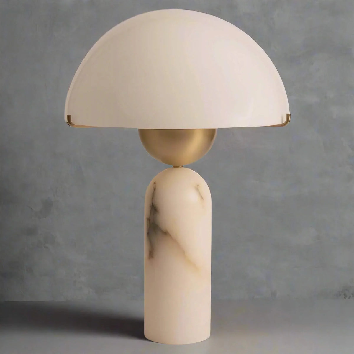 Dome Table Lamp | Marble & Brass | CLPP0202