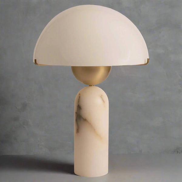 Dome Table Lamp | Marble & Brass | CLPP0202