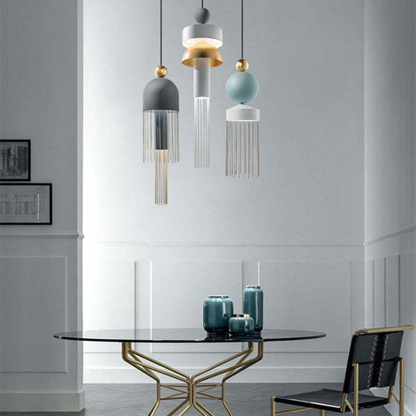 Arisha Modern Tassel Metal Pendant Light