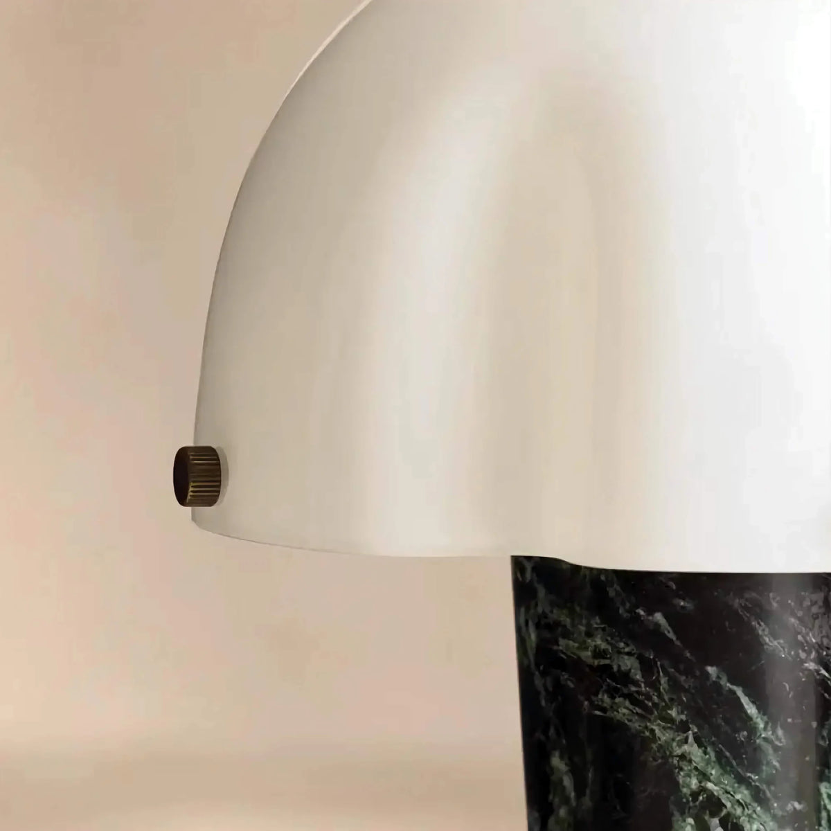 Green Marble Table Lamp | Glass Dome | CLFLSIS02