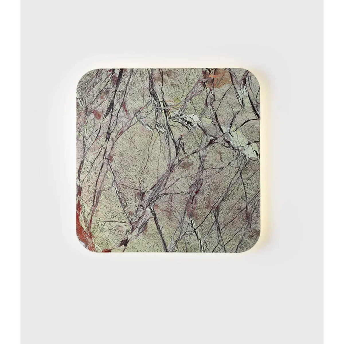 Green Marble Square Wall Light | CLGH89521
