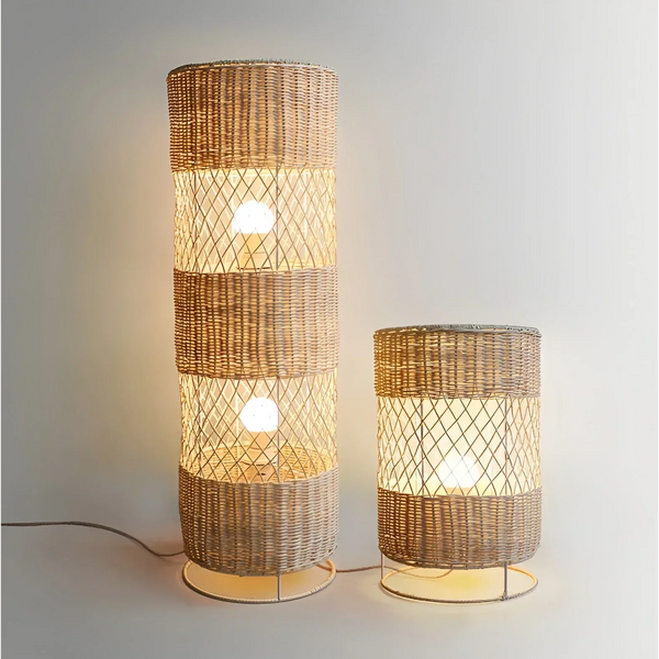 Handcrafted Rattan Lamp Collection | Floor & Table | CLND045