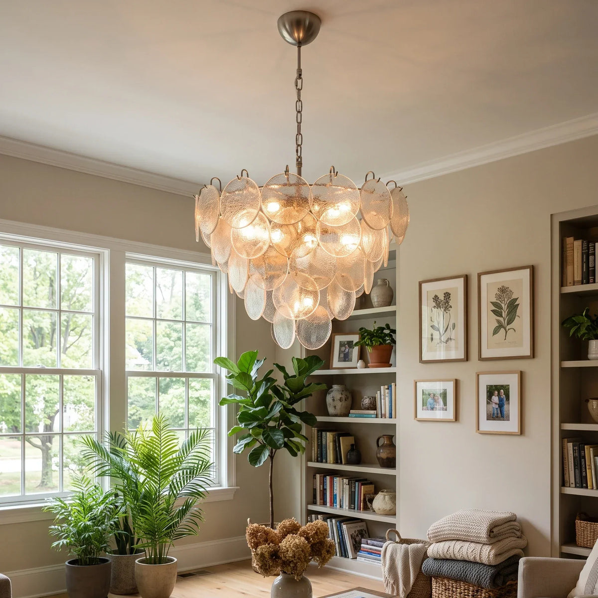 Cosima Plaster Chandelier