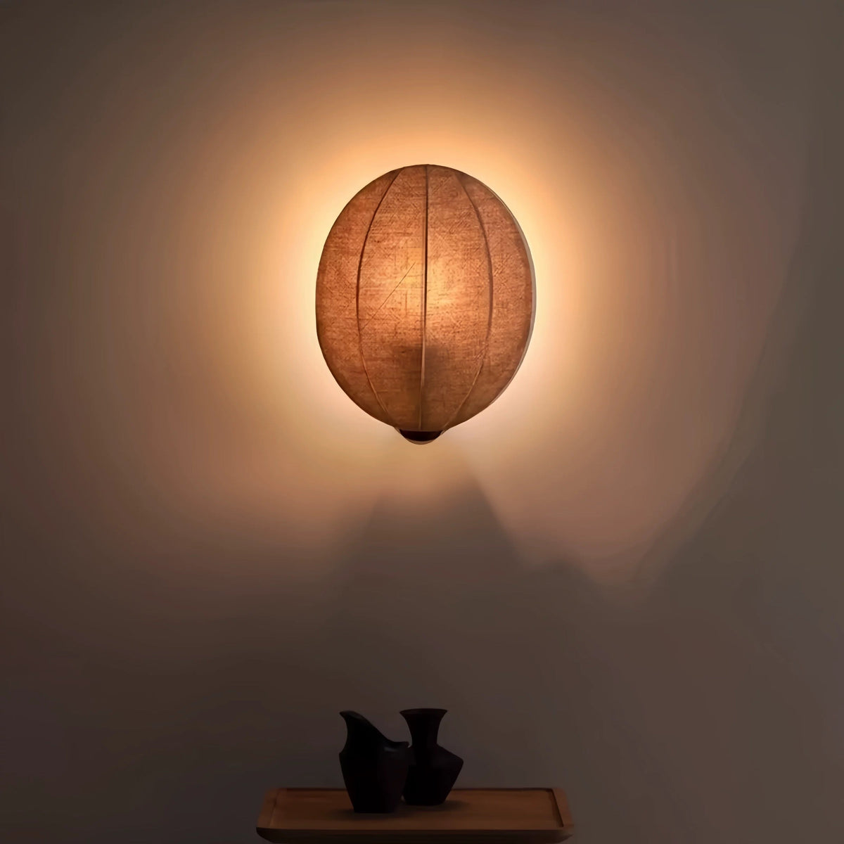 Oak Disc Wall Sconce | CLKA57