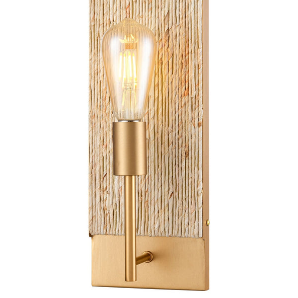 Yeri Vertical Ribbed Bend Wall Light
