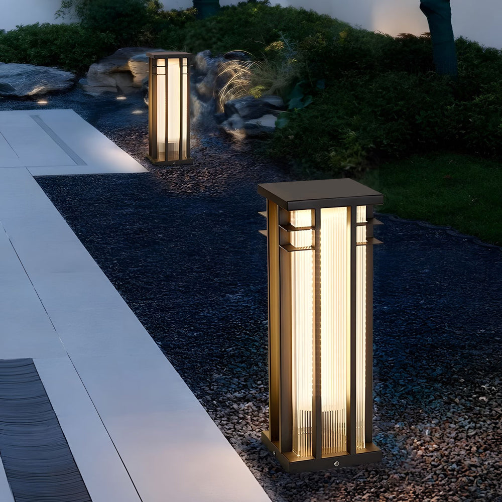 Valuaya Unique Modern Steel Outdoor Path Light