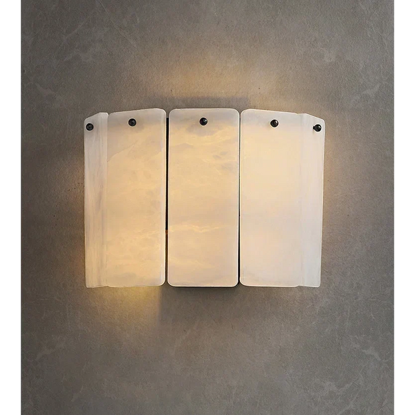Layered Alabaster Wall Sconce | CLVVC0203