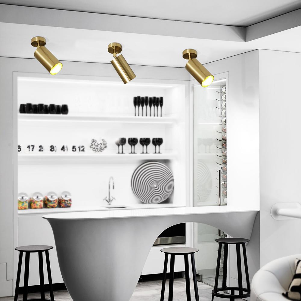 Oden Mid-century Minimalist Ceiling Spotlight