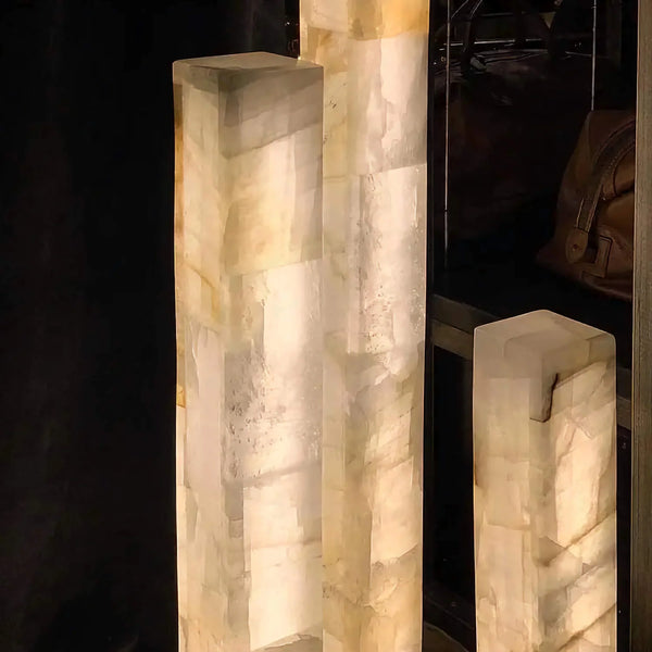 Alabaster Column Floor Lamp | CLKY085