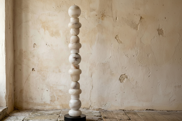 Grenaldi Floor Lamp | Alabaster Column | CLKPO98