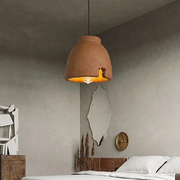 Style Clay Dome Pendant Light