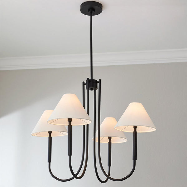 Nycareth Vintage Industrial Fabric Chandelier