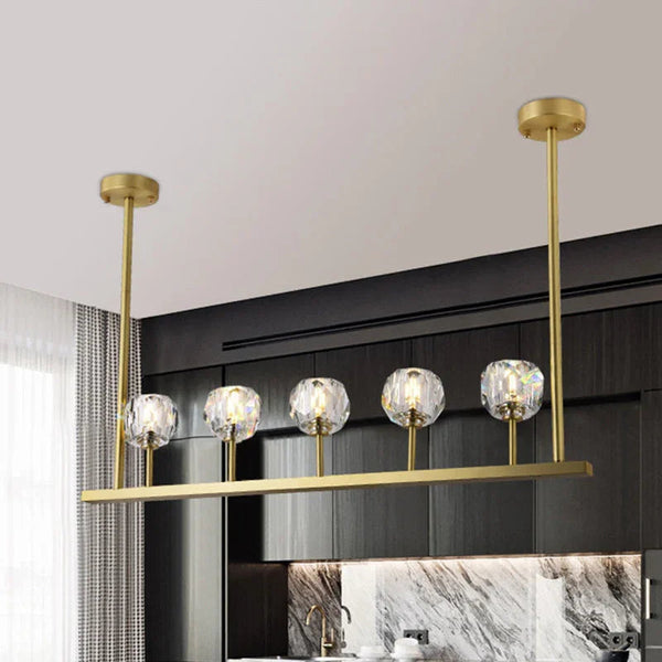 Boule De Cristal Linear Chandelier