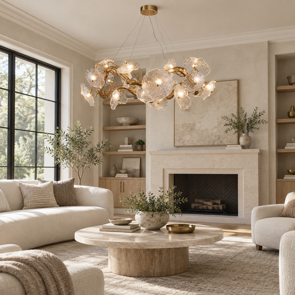 Avenhurst Lotus Glass Chandelier
