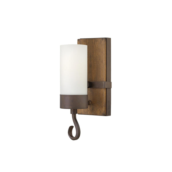 Elara Wooden Glass Wall Lamp