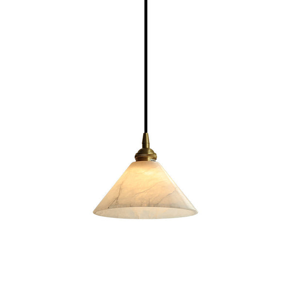 Xen Brass Alabaster Pendant Lamp