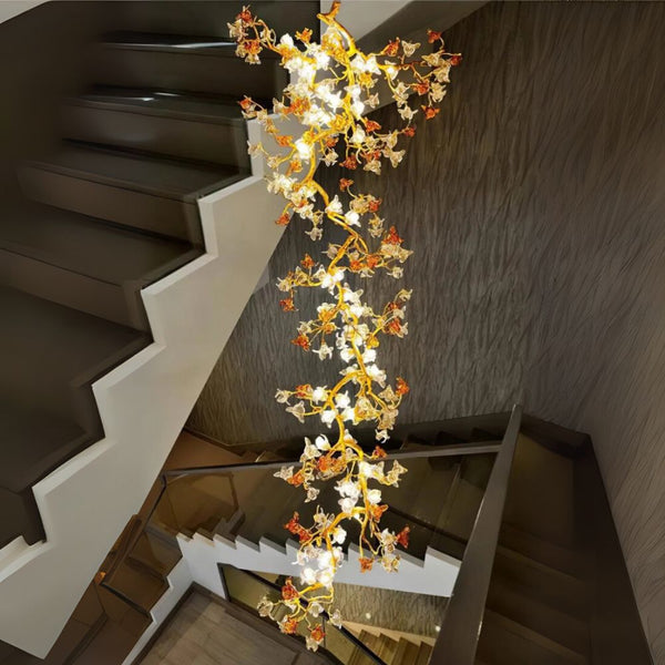 Aurora Branch Staircase Chandelier