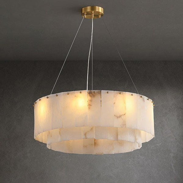 Rock Alabaster Chandelier