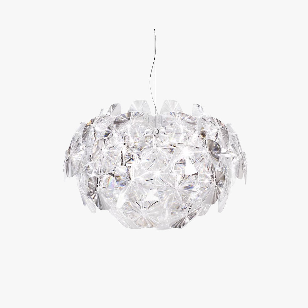 Arisha Unique Diamond Flower Metal Pendant Light, Living Room