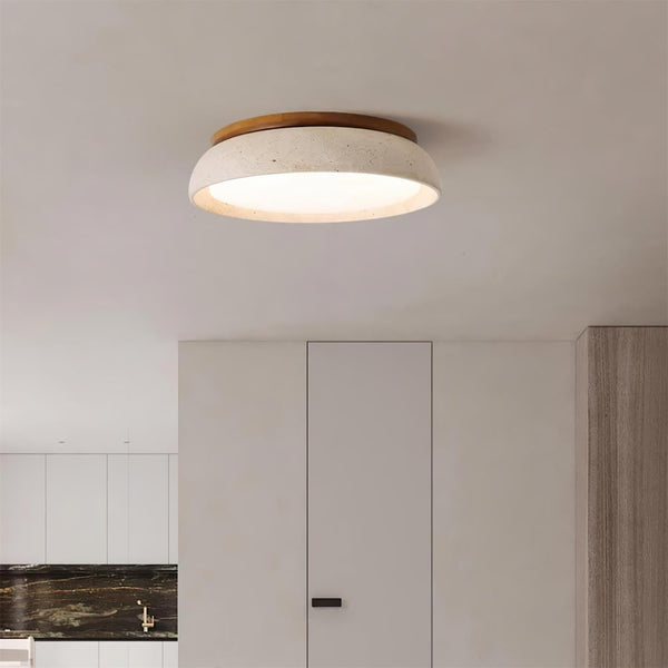 Kloris Ceiling Light Piedra Travertine