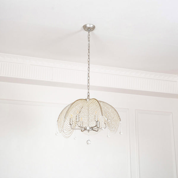 Ulsilus Elegance Style Beads Crystal Chandelier
