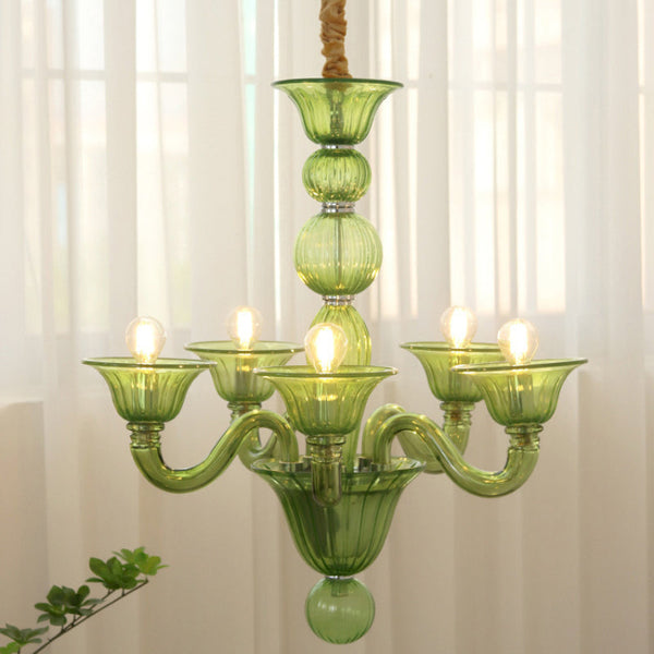 Silva Retro Chandelier Glass Dining Room Living Room