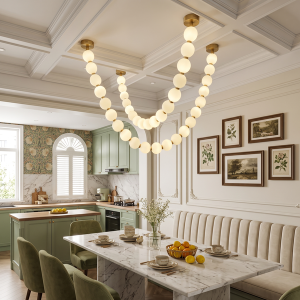 Pearl Necklace Chandelier